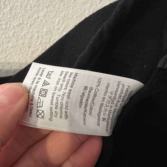 J.Crew Black Heavyweight Cotton Slim Button Front Shacket Shirt Size Large - Picture 7 of 10